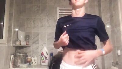 Hot Shower Bathroom Shenanigans: Cum and Handjobs Galore!