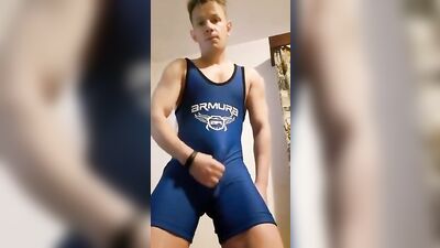Singlet Wrestler cum insinde