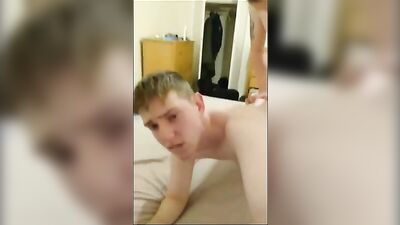 Fucking my boyfriend bareback sex - Hardcore Gay Porn Action