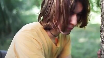 Boys have wild sex in the fields - Amateur Public Outdoor Sex