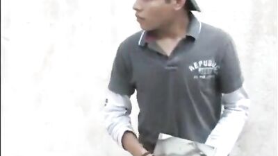 Latino Public Outside Roof Hookups - Two Latin Men Enjoying Themselves in the Sunlight