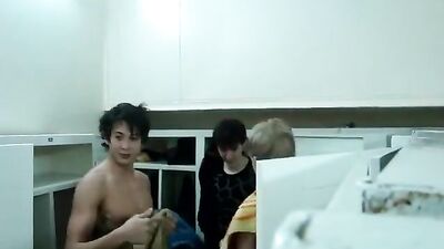 Gay Porn: Locker Room Fun with Blond Boys and Straight Friends