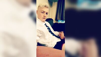 Blond Jerkoff: A Dressed Up Dream!