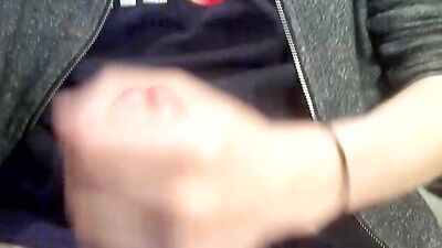 Masturbating in Racing Chairs - Cum Shots and Handjobs!