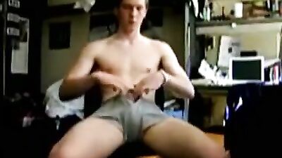 Handsome Dorm Jock Takes Control: Solo Handjob & Cock Worship