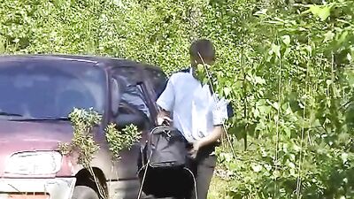 Two Russian Hotties In The Great Outdoors - Bareback Adventure