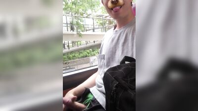 Young Webcam Cock Teen Bus Metro Playboy Public Excitement