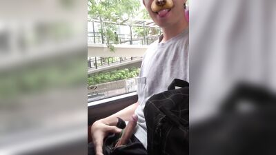 Young Webcam Cock Teen Bus Metro Playboy Public Excitement
