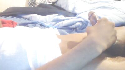 Black Teen Cock Cum Teen Boy Webcam - A Lubed Up Amateur Gay Porn Experience