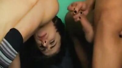 Raw Emo Threesome: Uncut Bare Sex