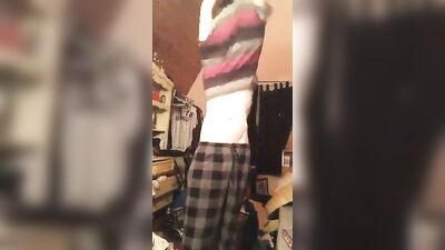 Messy Hair Cutie with Huge Dick and Balls - Amateur Web-Cam 190 characters