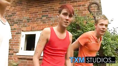 Hot Gay Twinks in Nature: Screwing and Jerking Adventure!