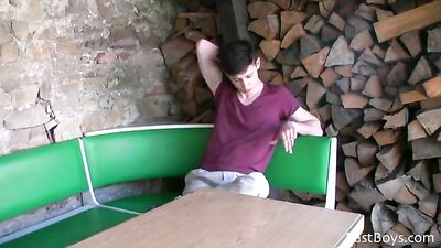 1 CA Gay young cutey relaxing outdoors