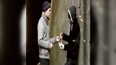 British Badass Cop: Action-Packed Outdoor Sex