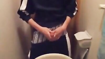 Public Toilet Wank: Spycam Edition - Gay Porn Video