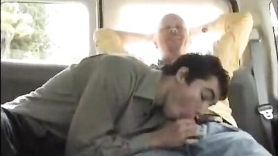 Gay Teen Sex in Van with Daddy - Explosive Gay Porn Enjoyment