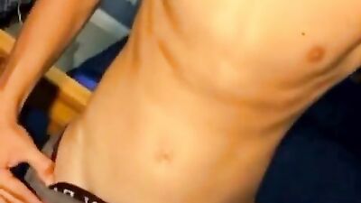 Gay Web-Cam Twink - Bow tie teen boy cam porn!