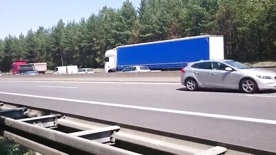 Wild Gay Sex by the Busy Motorway!