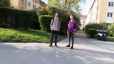 Threesome Boys: Amateur Bareback Group Sex