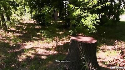 Outdoor Bareback First-Time Threesome: Six-Pack Edition