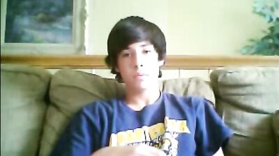 Masturbating in the Living Room - Cum Shots Handjob Solo