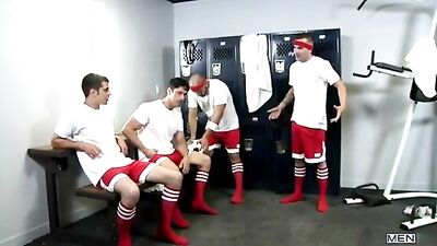 Jonnys Big Cock Goalie Dreams! - Cum Shots Galore!