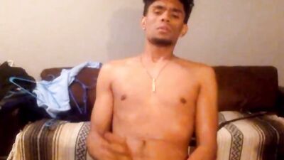 Horny Black Boy: Cum Shot Explosion!