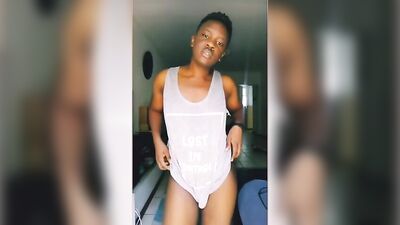 Black Amateur Web Cam Solo - Sexy Dudes Steamy Show!