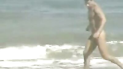 Jogging Muscle Boys Fun Public Outside!