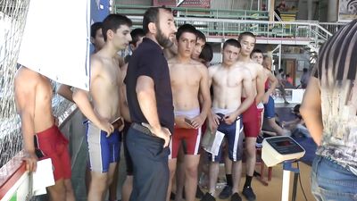 Gay Muscle Wrestling: Weighing In