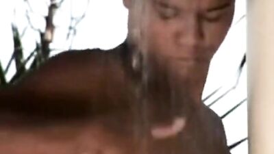 Outdoor Brazilian Bareback Big Cocks Frenzy - 2 Boys Cumming Wild!