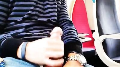 Gay Porn Train Jizzing - Jerking Off In The Train