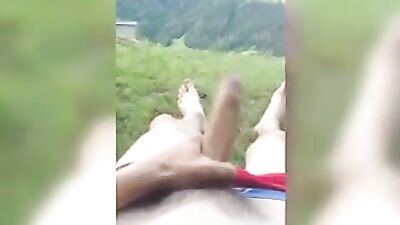 Camping Jacks Off! Hardcore Amateur Cum Shots