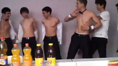 Funny striptese in the classroom