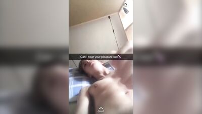 Gay boy films on his bed