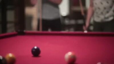 0016 3 handsome guys play billard and fuck bare