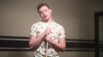 0016 3 handsome guys play billard and fuck bare