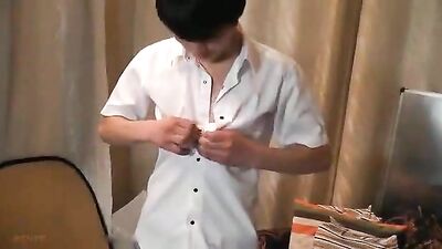 Simon a handsome 18 year old masturbates