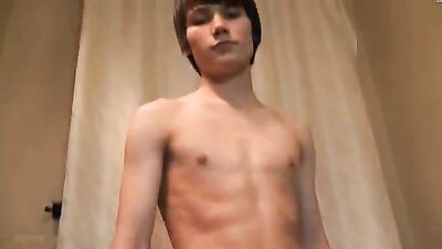 Simon a handsome 18 year old masturbates