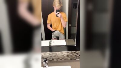 Slim, Smooth, Blond Selfie