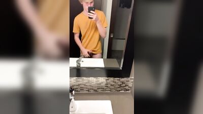 Slim, Smooth, Blond Selfie