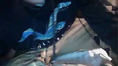 Two hetero boys masturbates on the bed