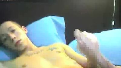 Hot Tatoo Boy Wanking