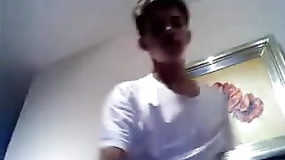 A smooth and fantastic boy masturbates