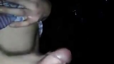 Hot boy masturbates in the night