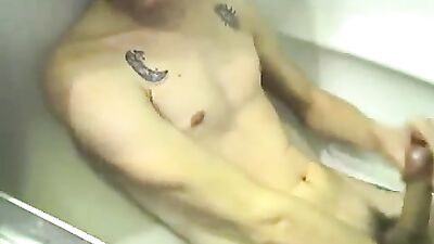 Bath Jerking Off