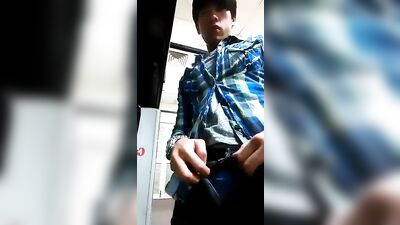 Asian Teen Boy Tease Wank