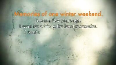 Memories of one winter weekend