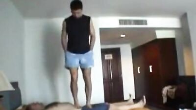 Trampling master boy