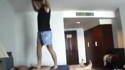 Trampling master boy